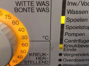 Miele lampje spoelen knippert